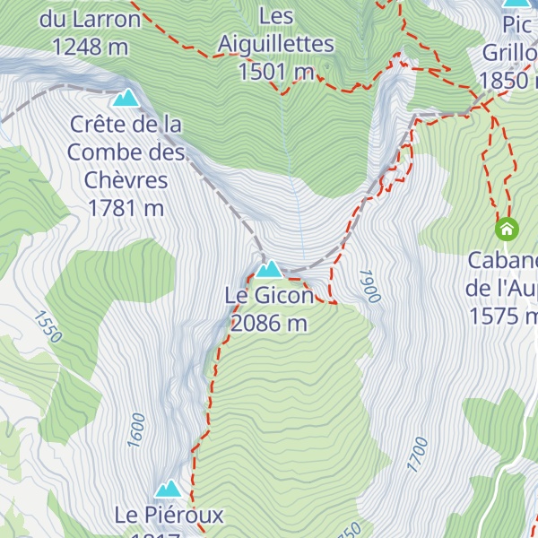 Map of Le Gicon