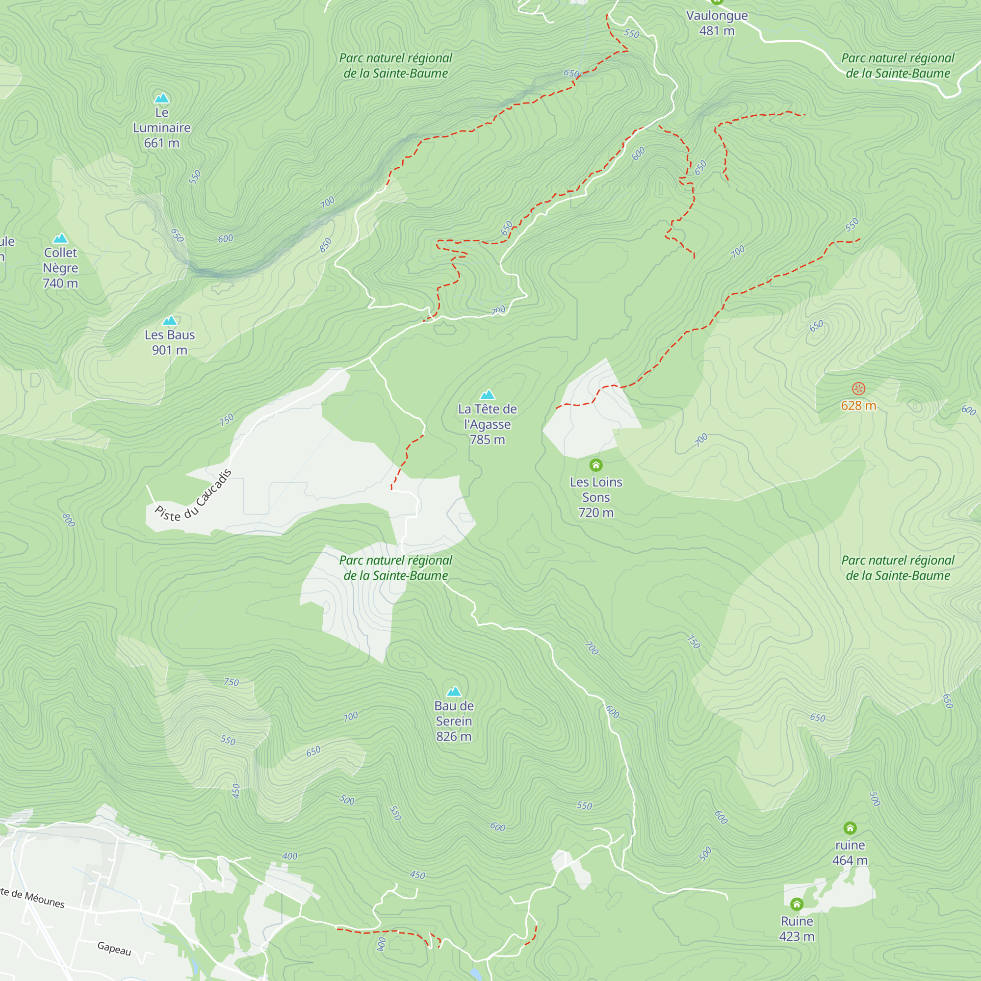 Mas Fa Rena map