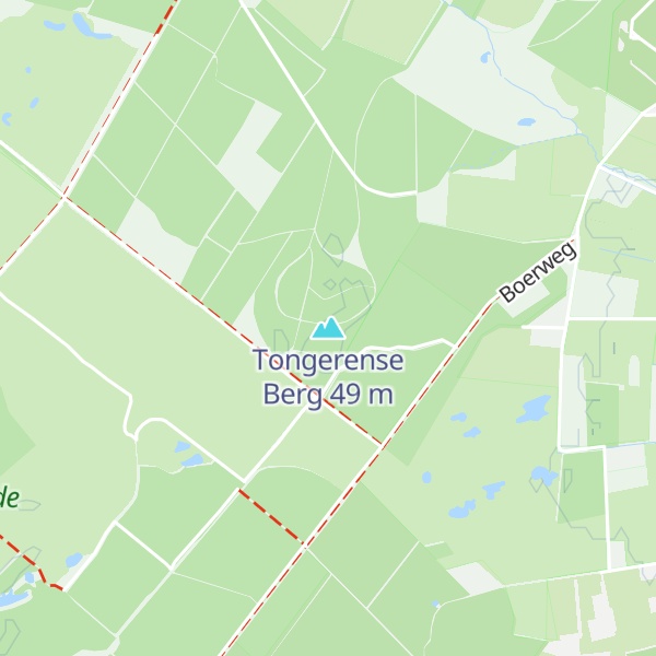 Map of Tongerense Berg
