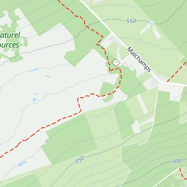 Map of Malchamps