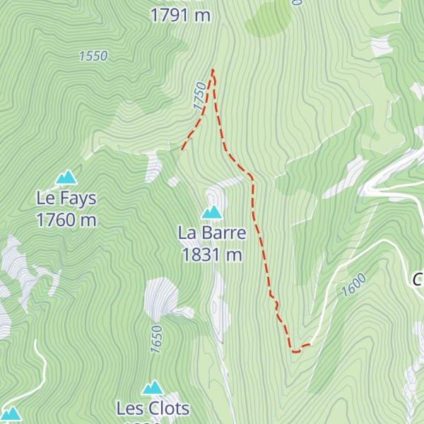 Map of La Barre