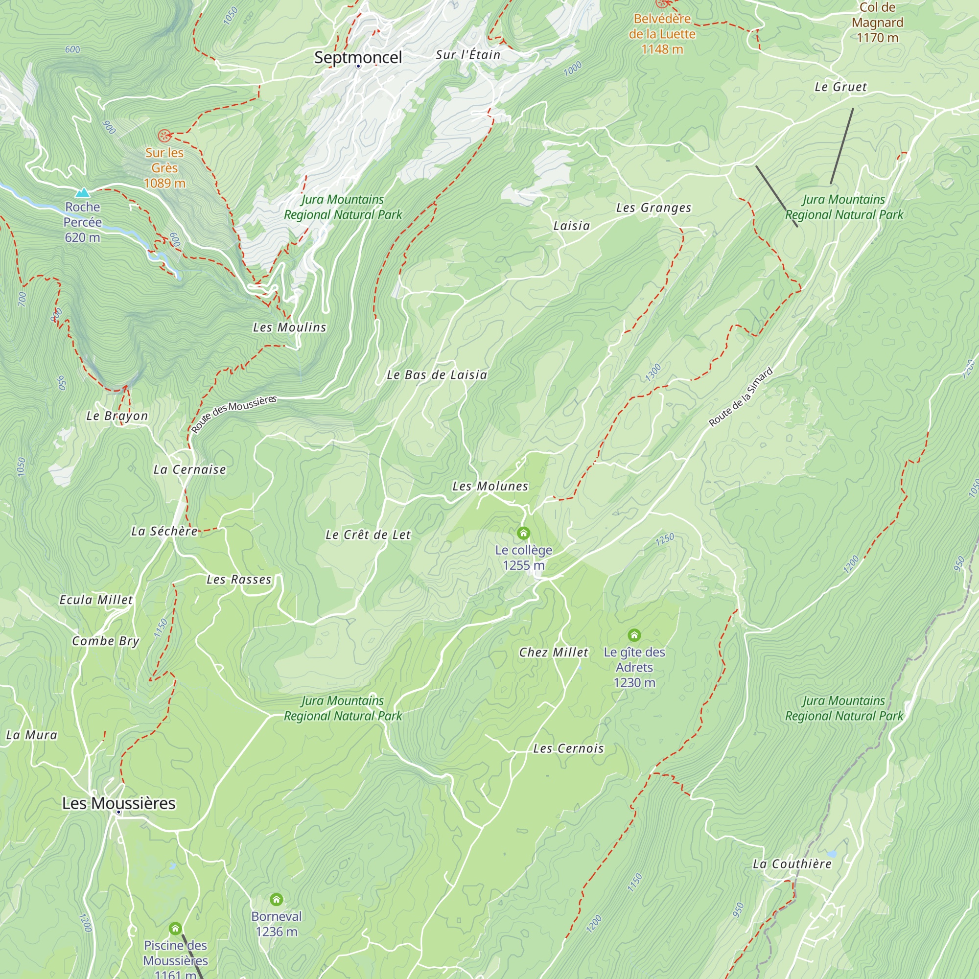 Gîte La Vie Neuve map