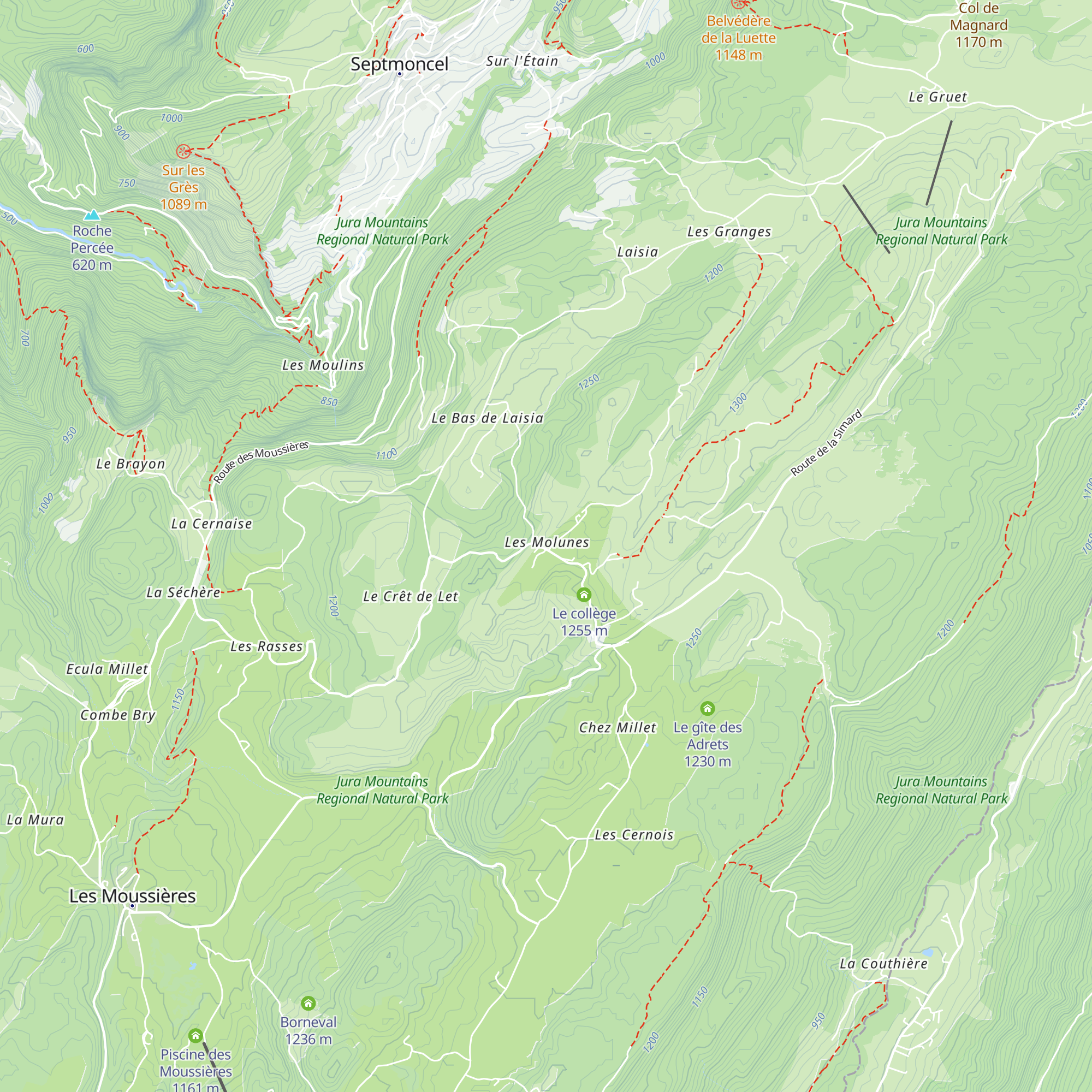 Gîte La Vie Neuve map