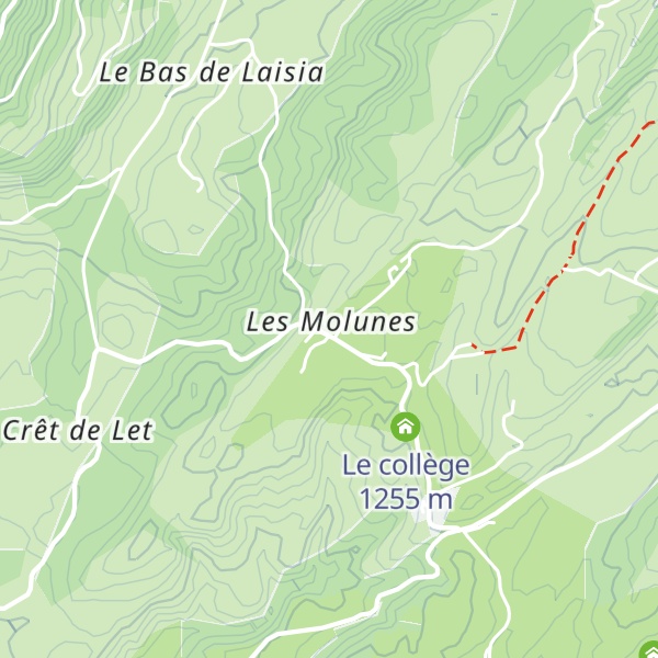 Map of Gîte La Vie Neuve