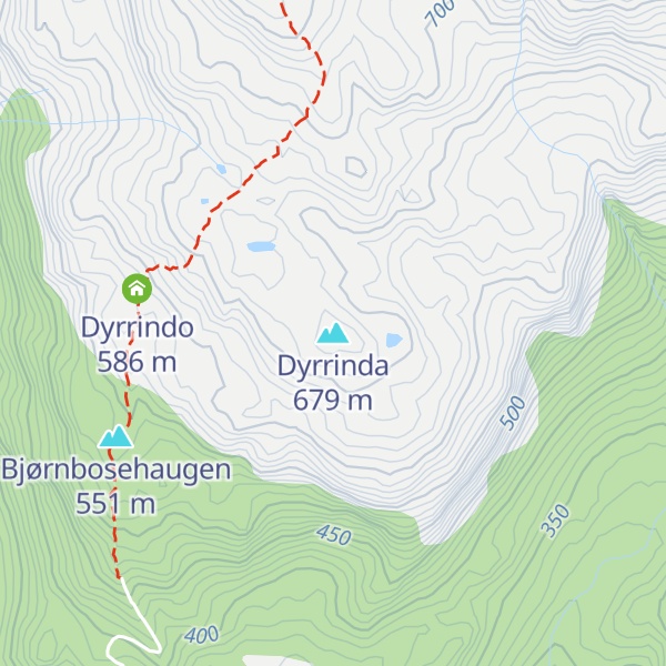 Map of Dyrrinda