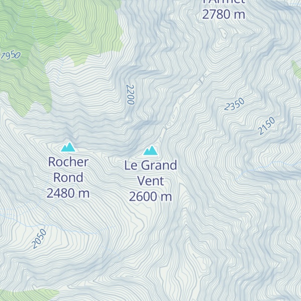 Map of Le Grand Vent