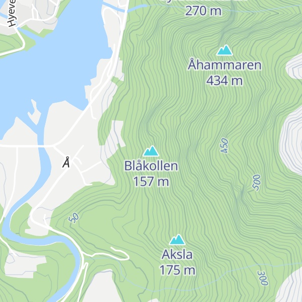 Map of Blåkollen