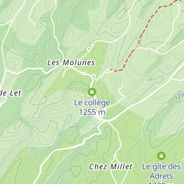Map of Le collège