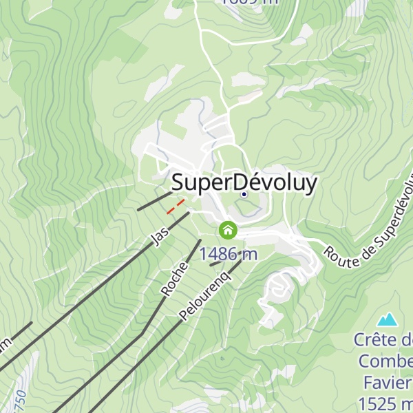 Map of Accro Pâtes
