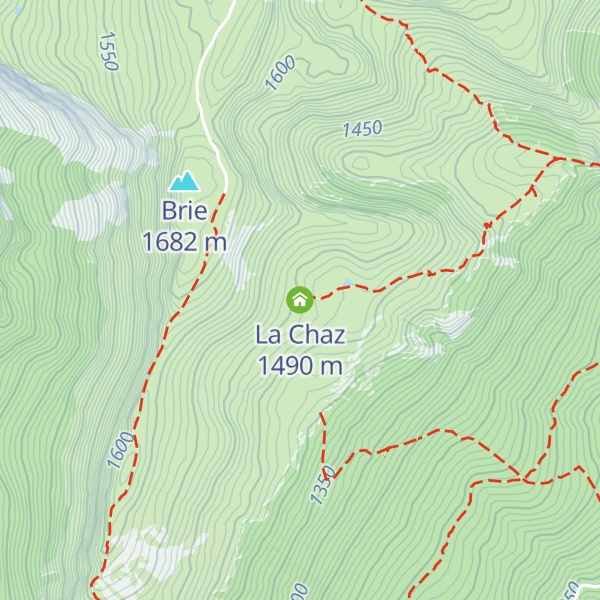 Map of La Chaz