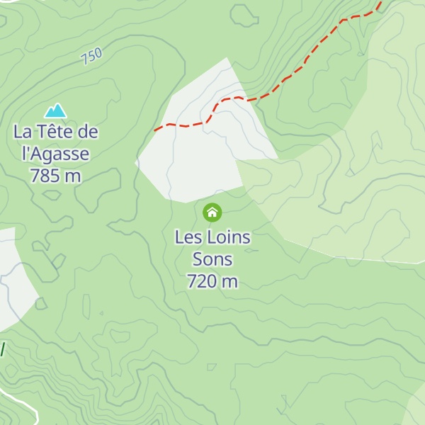 Map of Les Loins Sons