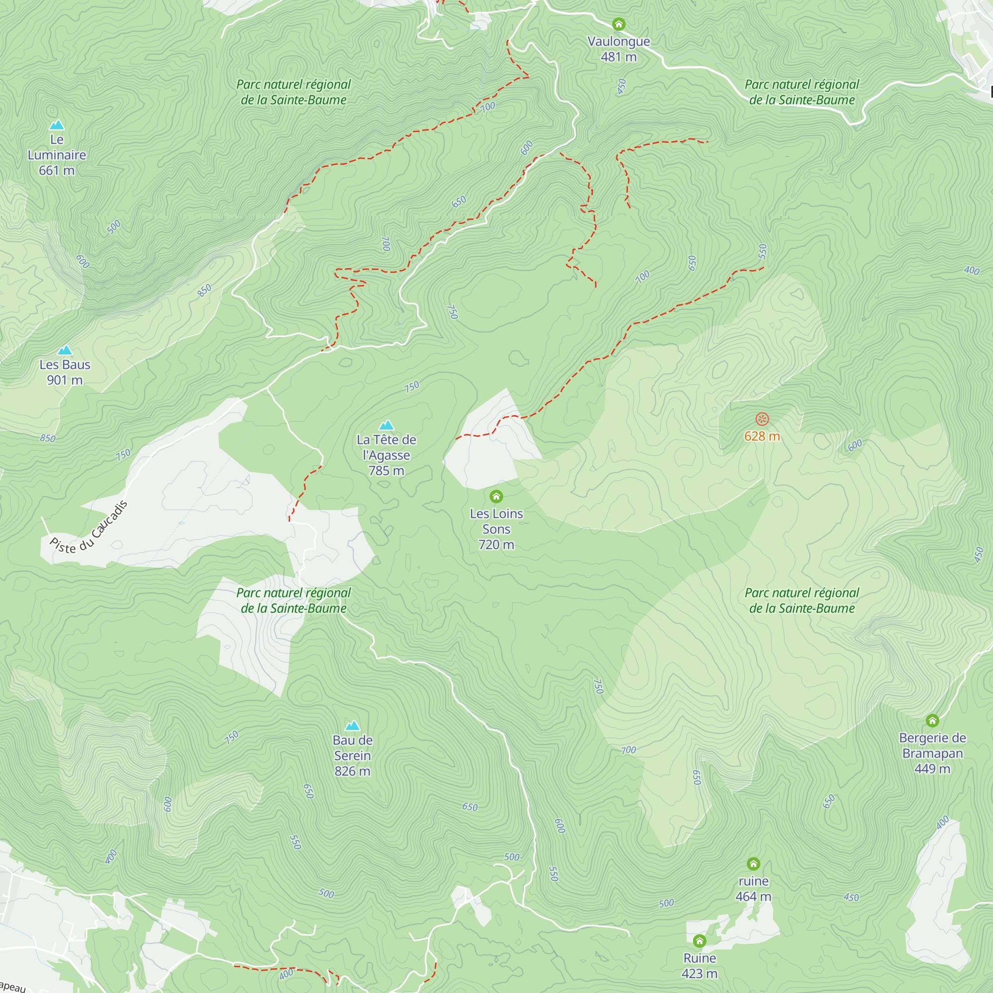 Les Loins Sons map