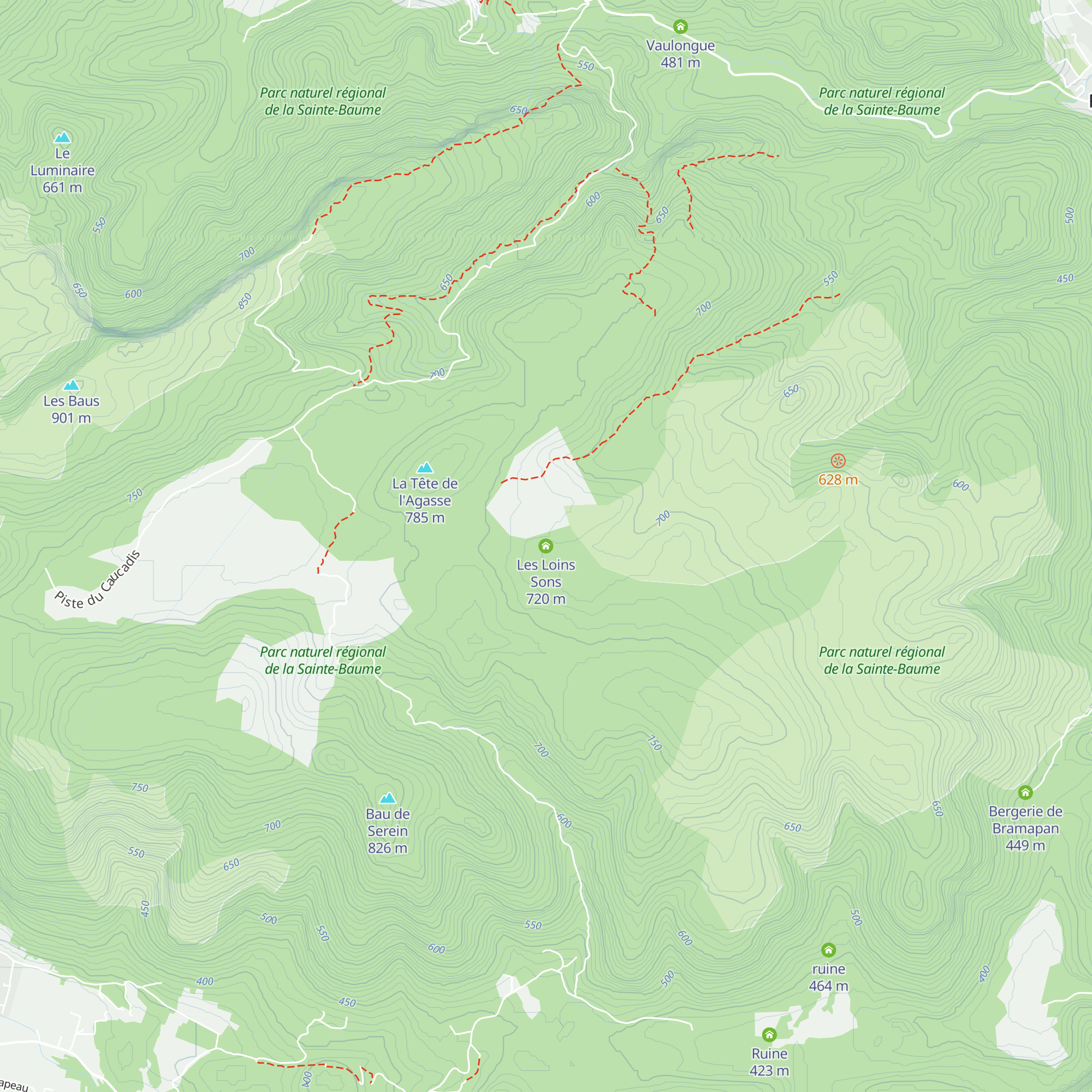 Les Loins Sons map