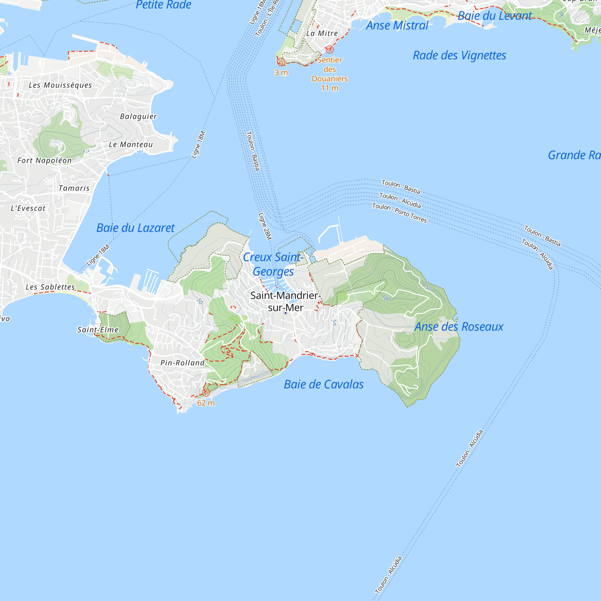 Office de tourisme Saint-Mandrier sur Mer map