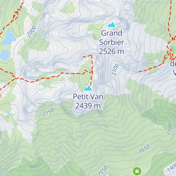 Map of Petit Van