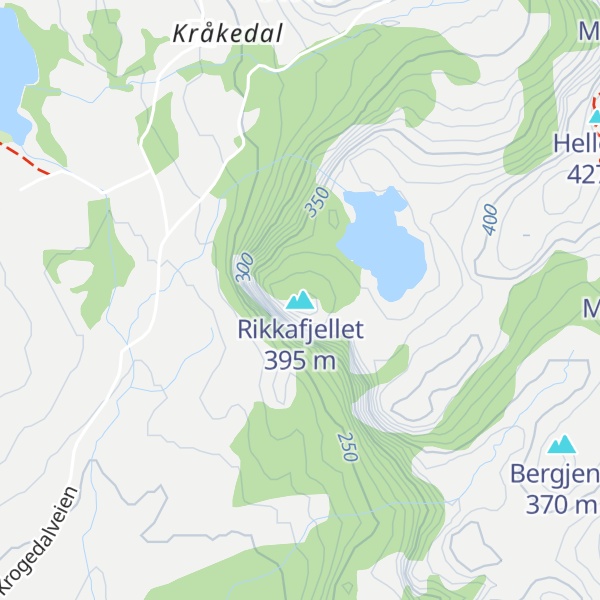 Map of Rikkafjellet