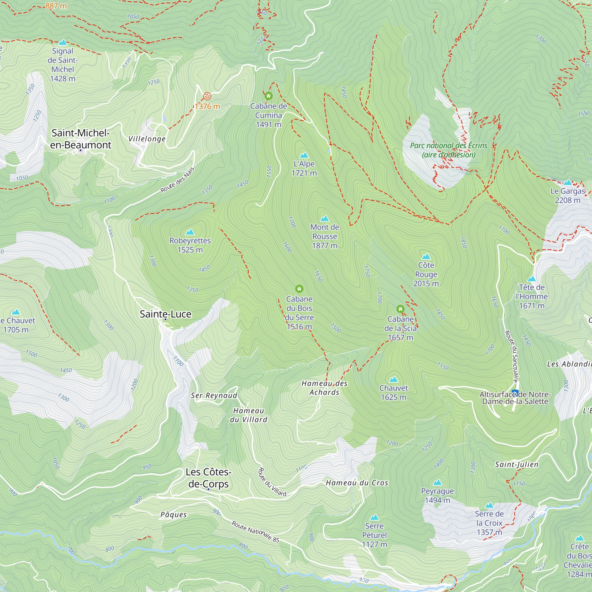 Bergerie map