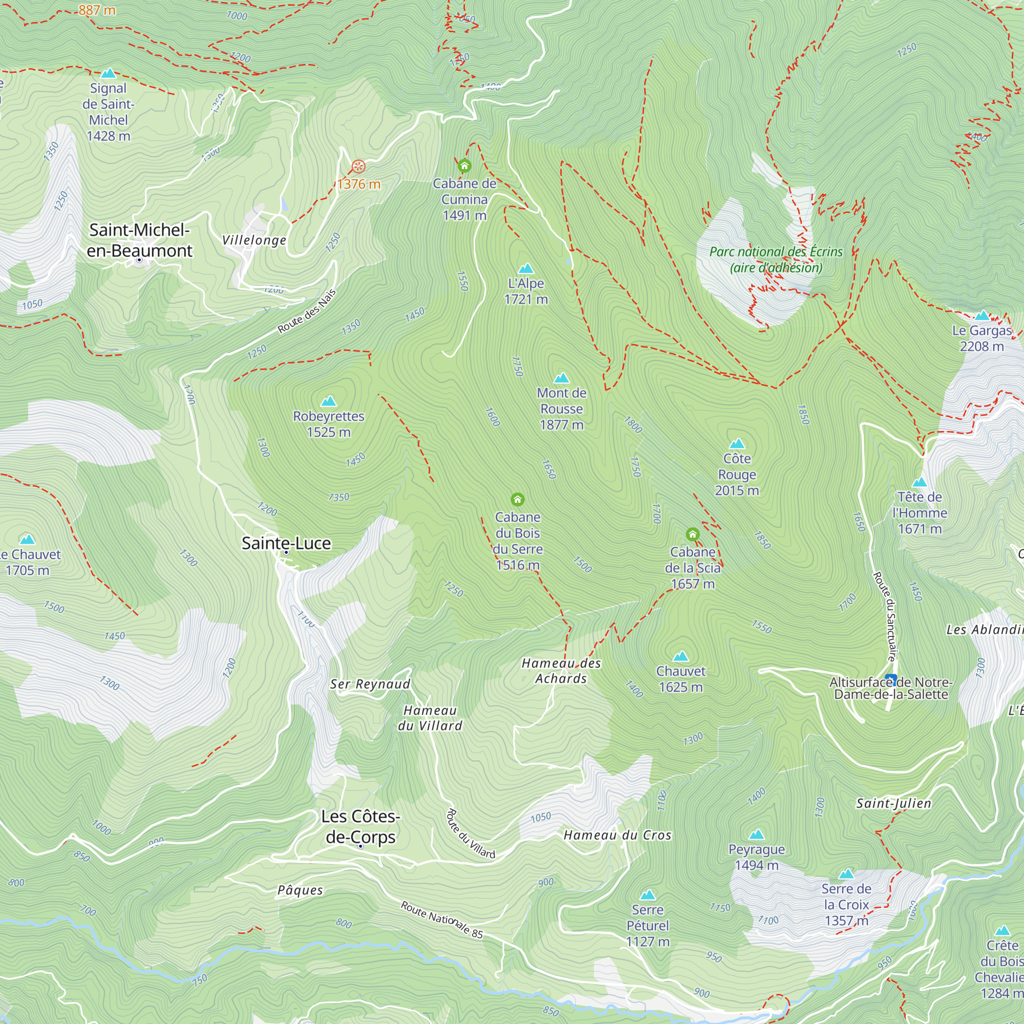 Bergerie map