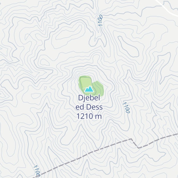 Map of Djebel ed Dess