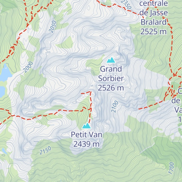 Map of Grand Van