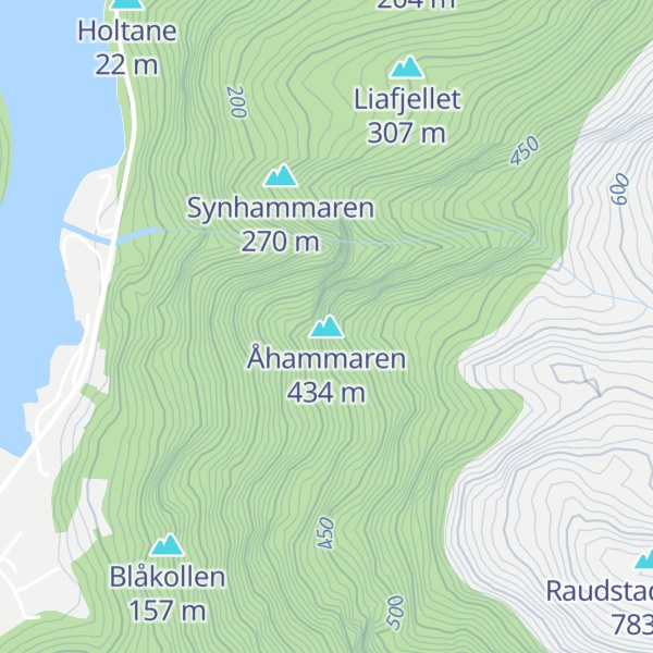 Map of Åhammaren