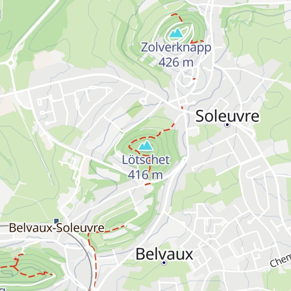 Map of Lötschet