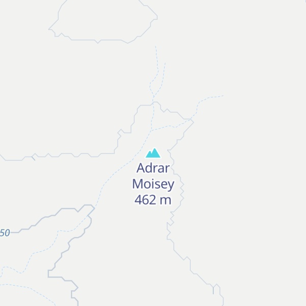 Map of Adrar Moisey