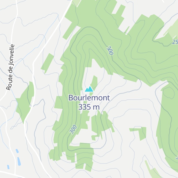 Map of Bourlemont