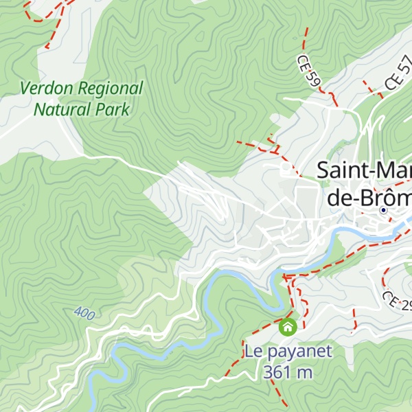 Map of Sanitaires