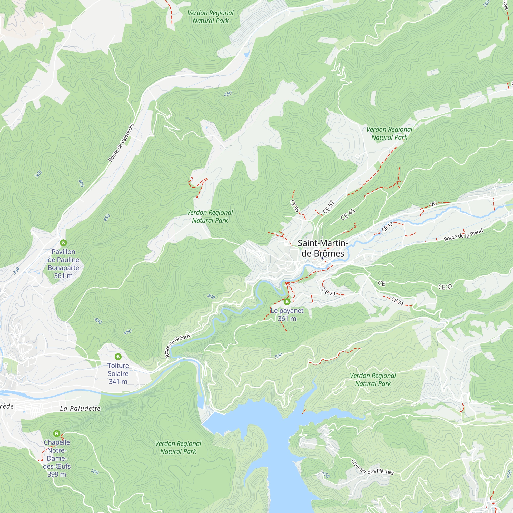 Sanitaires map