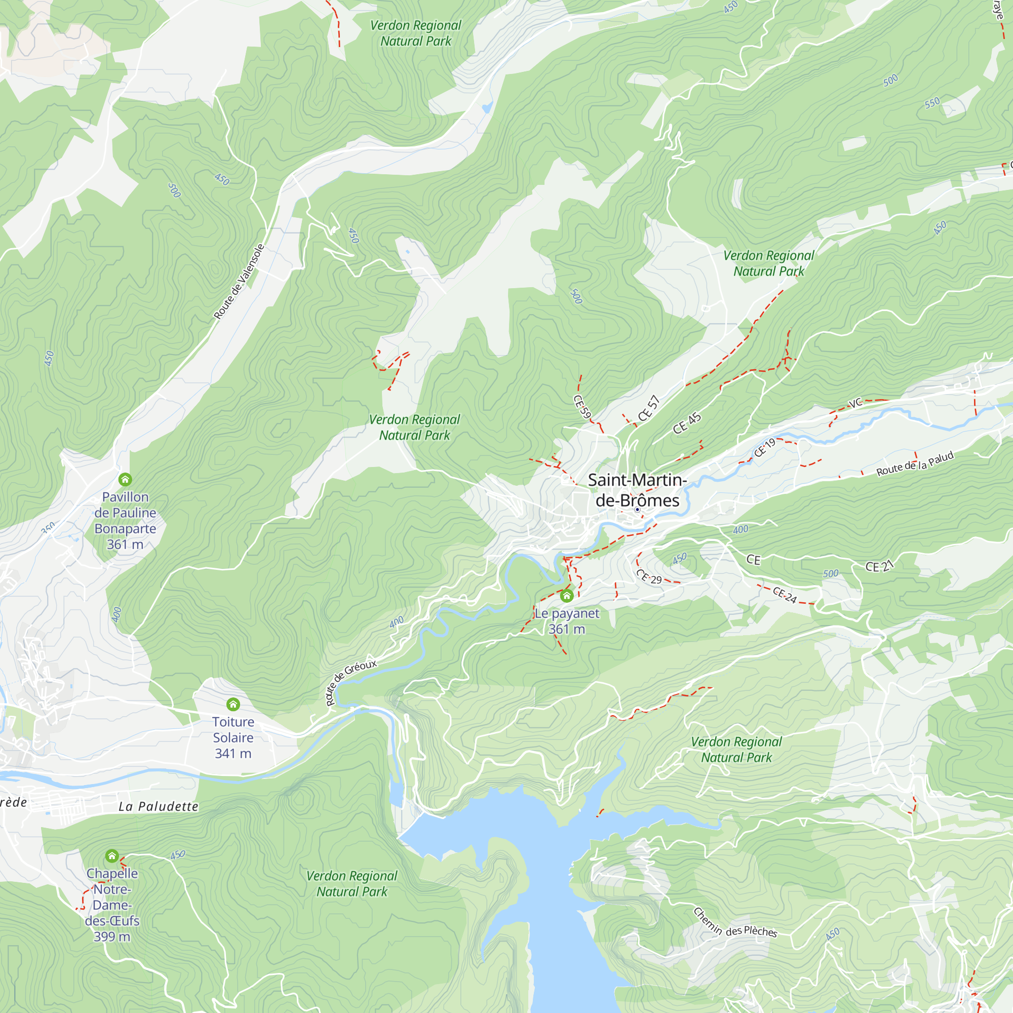 Sanitaires map