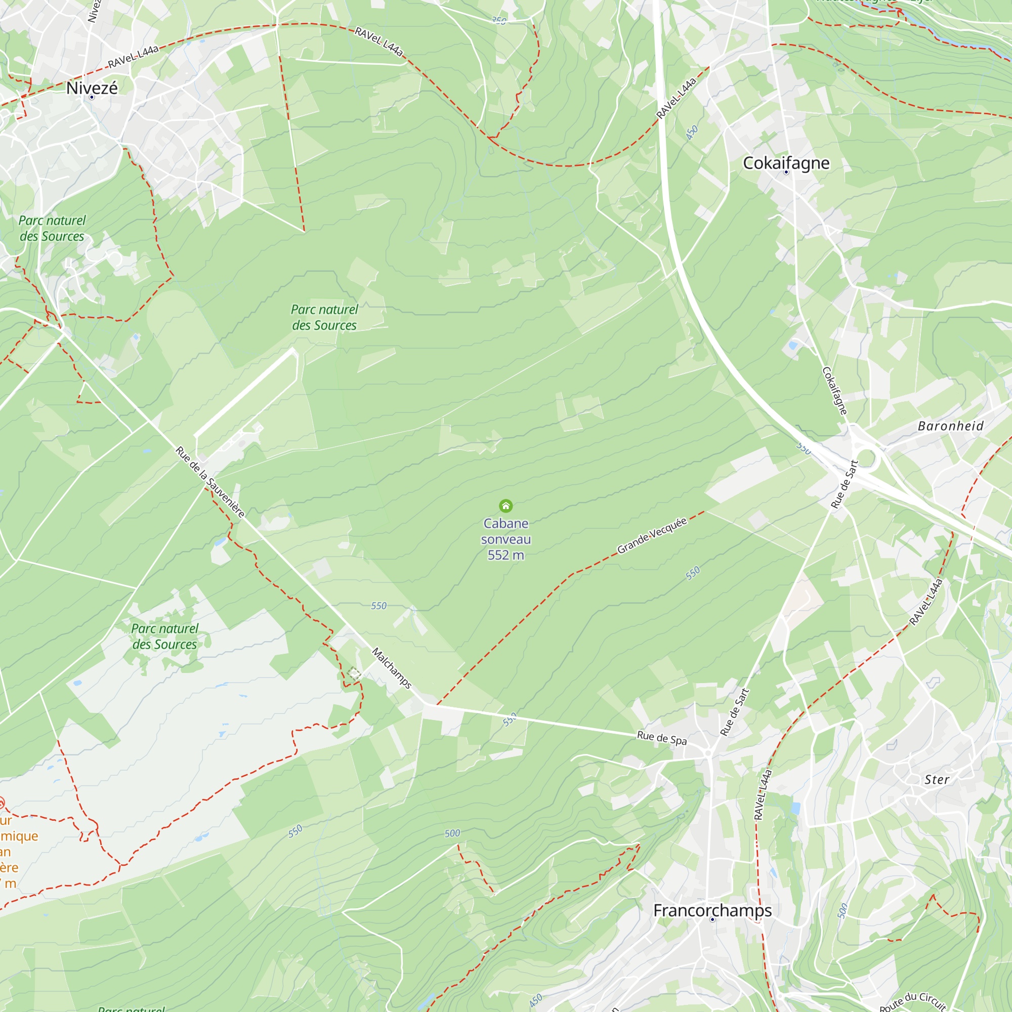 Cabane sonveau map