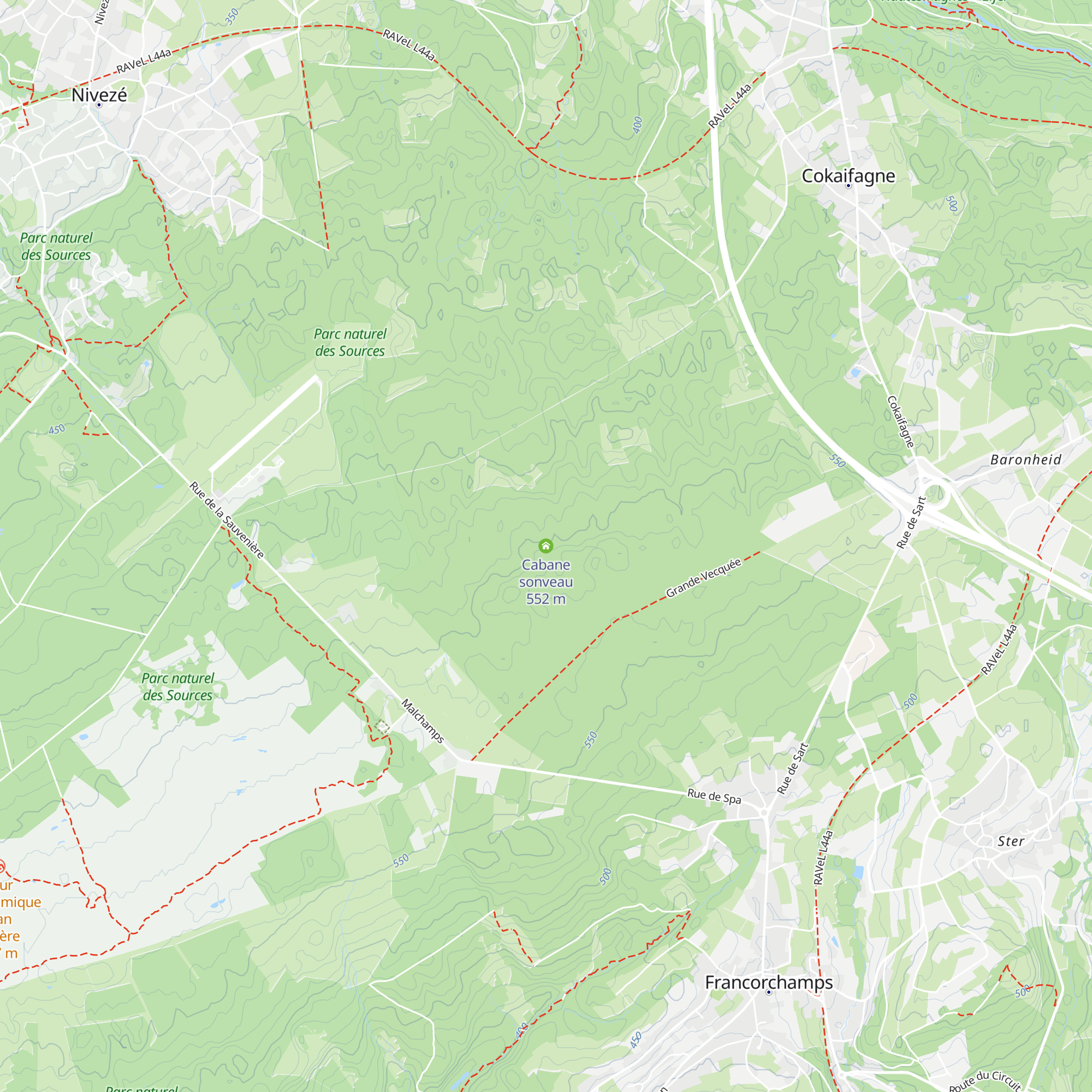 Cabane sonveau map