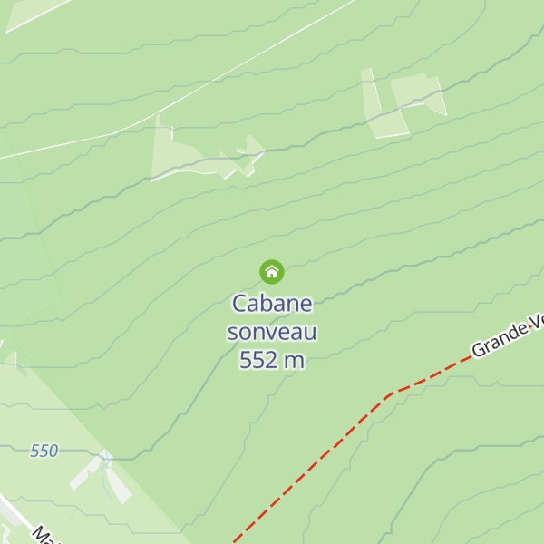 Map of Cabane sonveau