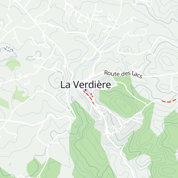 Map of Château de La Verdière