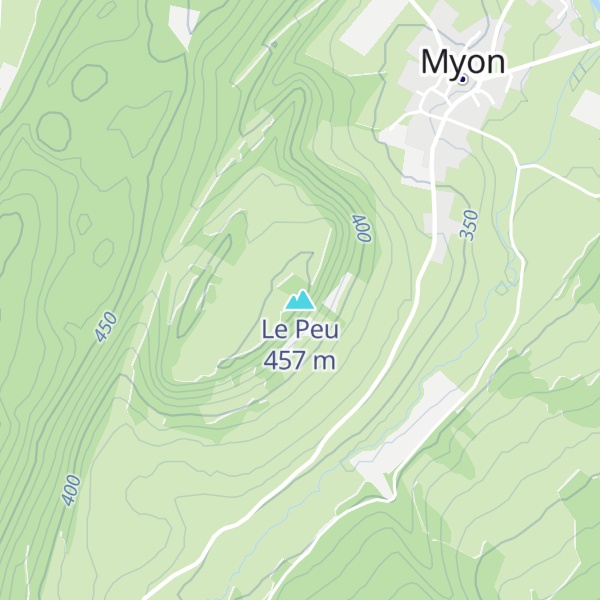 Map of Le Peu
