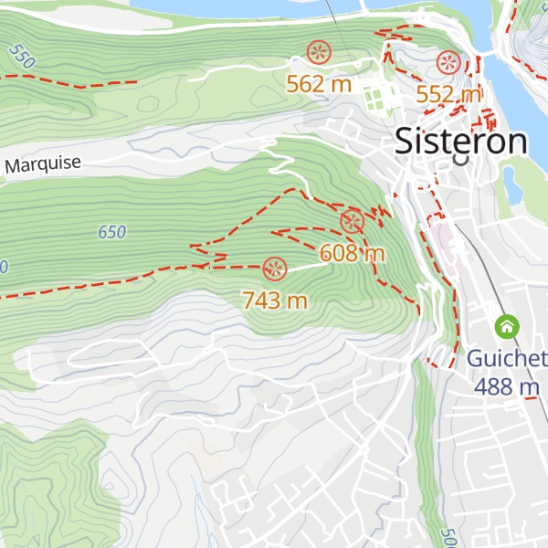 Map of Refuge du Molard