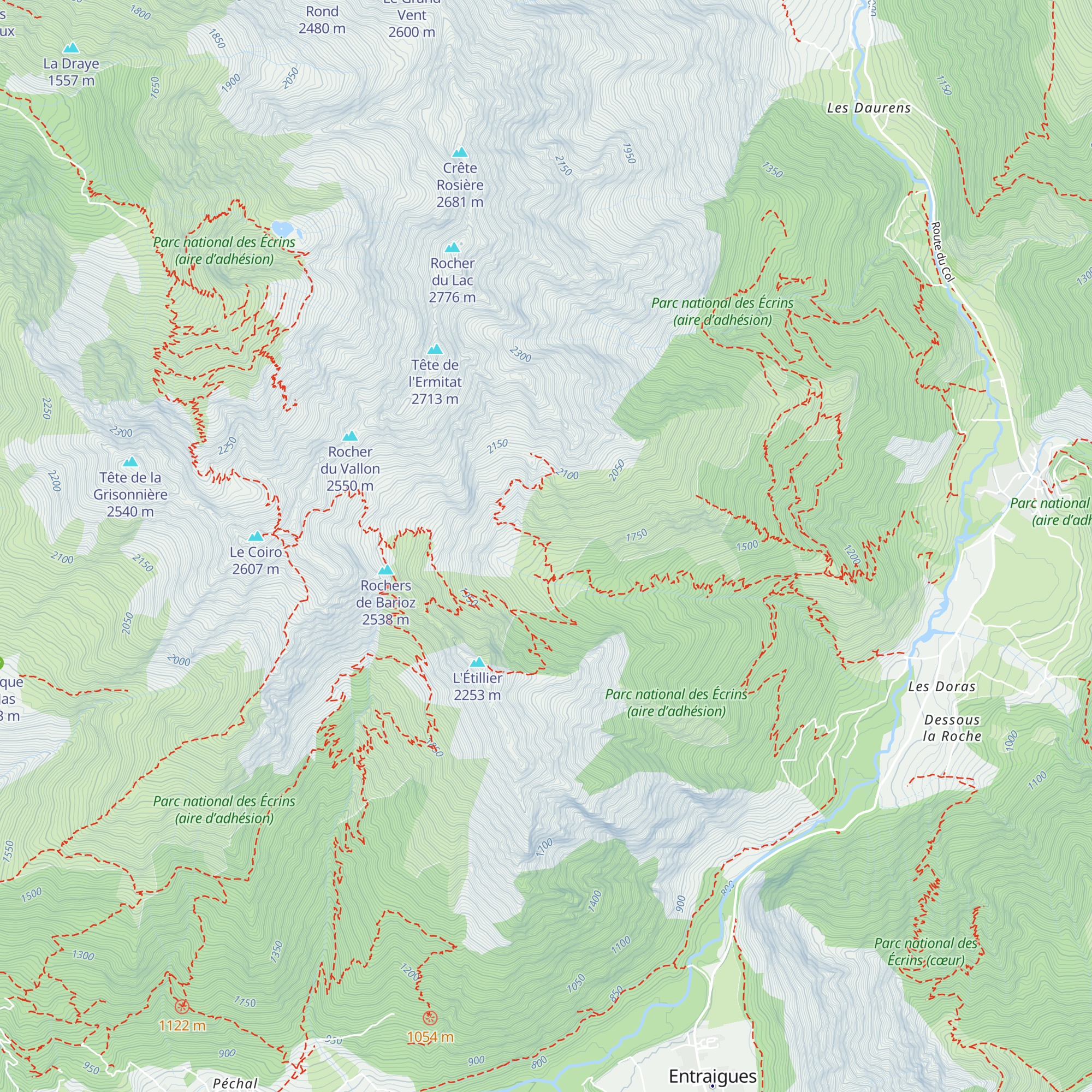Cabane ONF de l'Infernet map