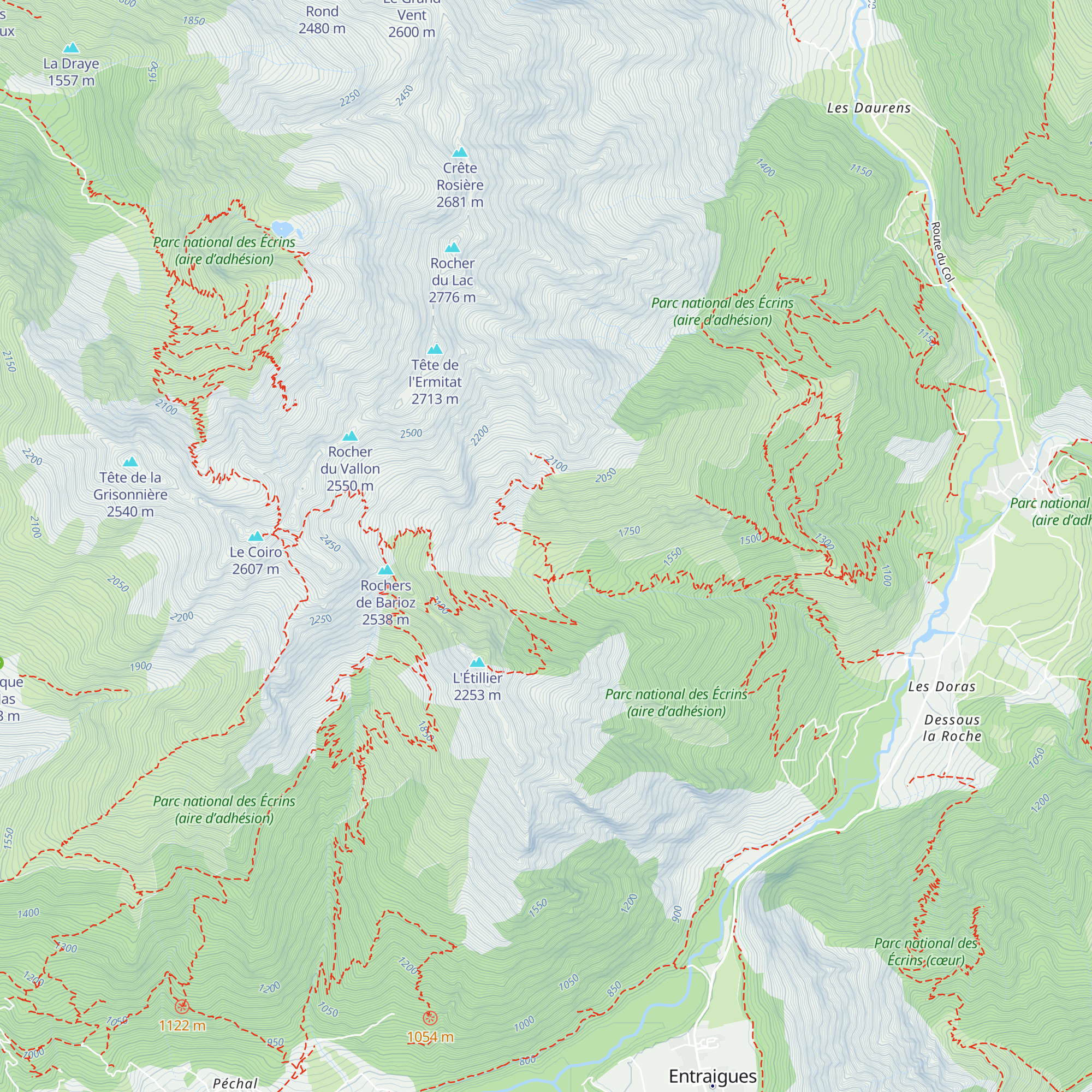 Cabane ONF de l'Infernet map