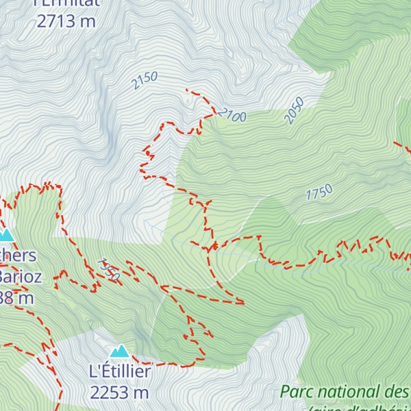 Map of Cabane ONF de l'Infernet