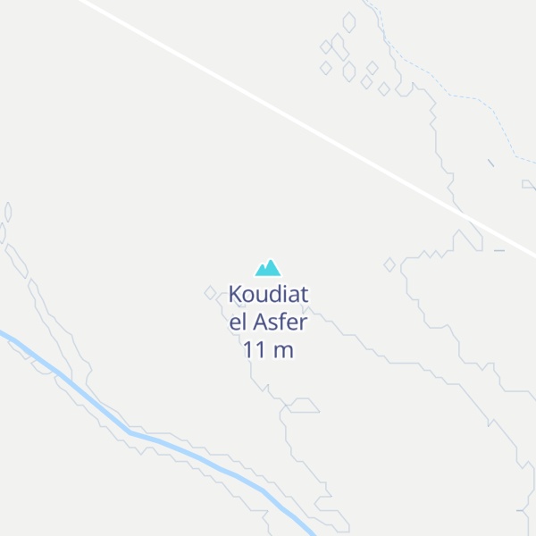 Map of Koudiat el Asfer