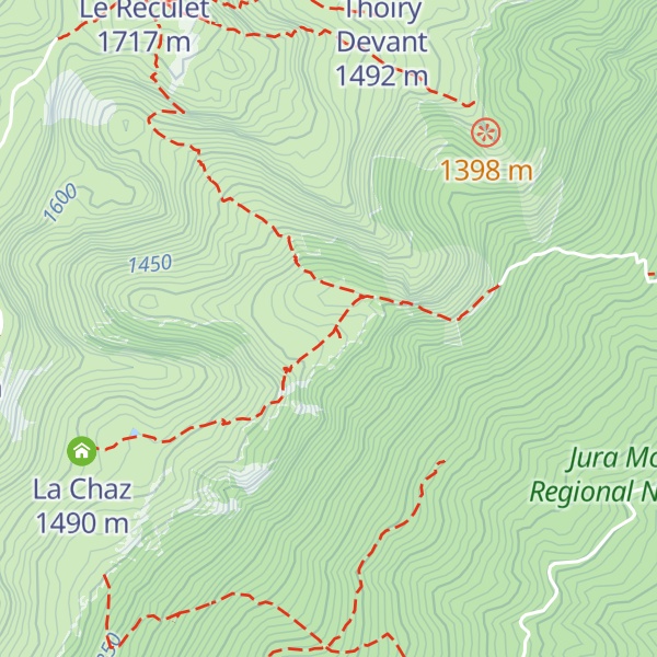 Map of Chalet du Nardérans