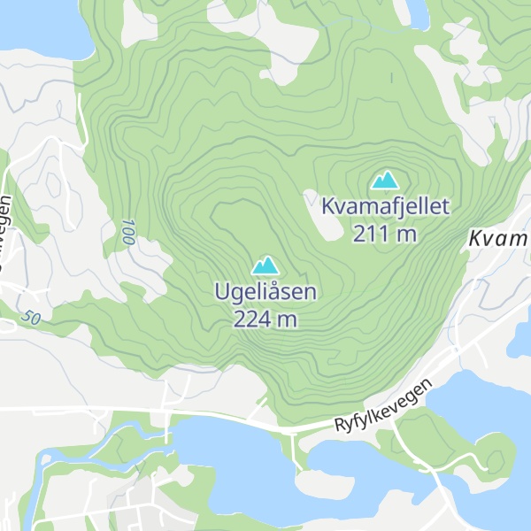 Map of Ugeliåsen