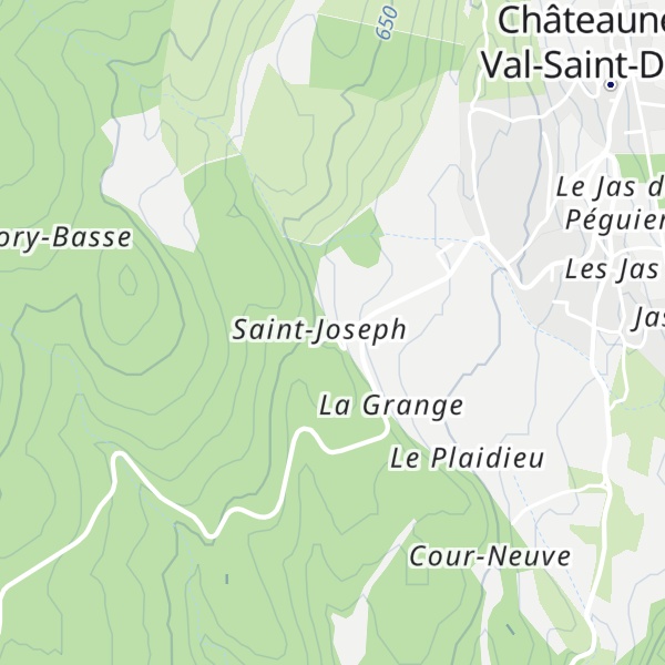 Map of Le Mas Saint-Joseph