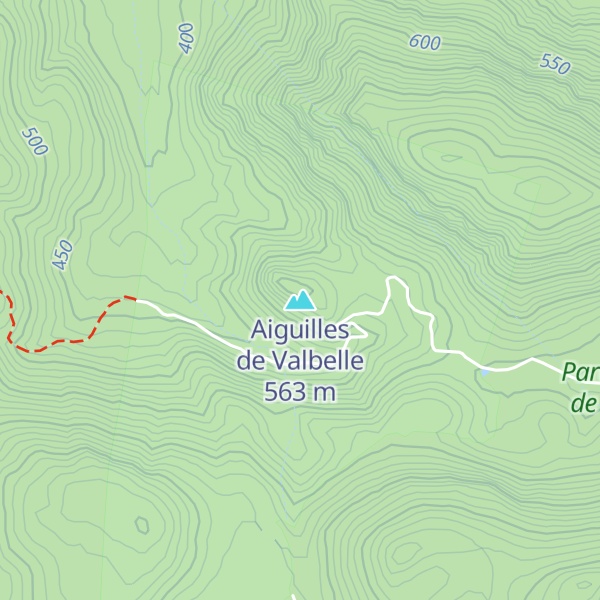 Map of Aiguilles de Valbelle
