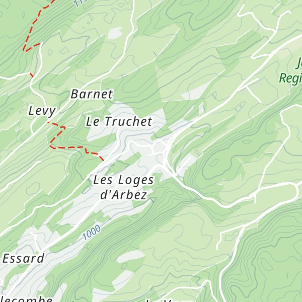Map of Gîte Agnès Clavières