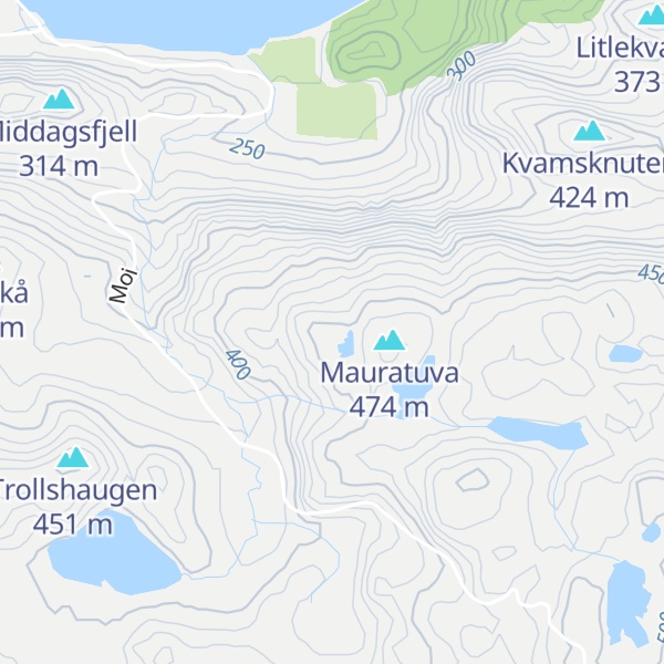 Map of Brende li