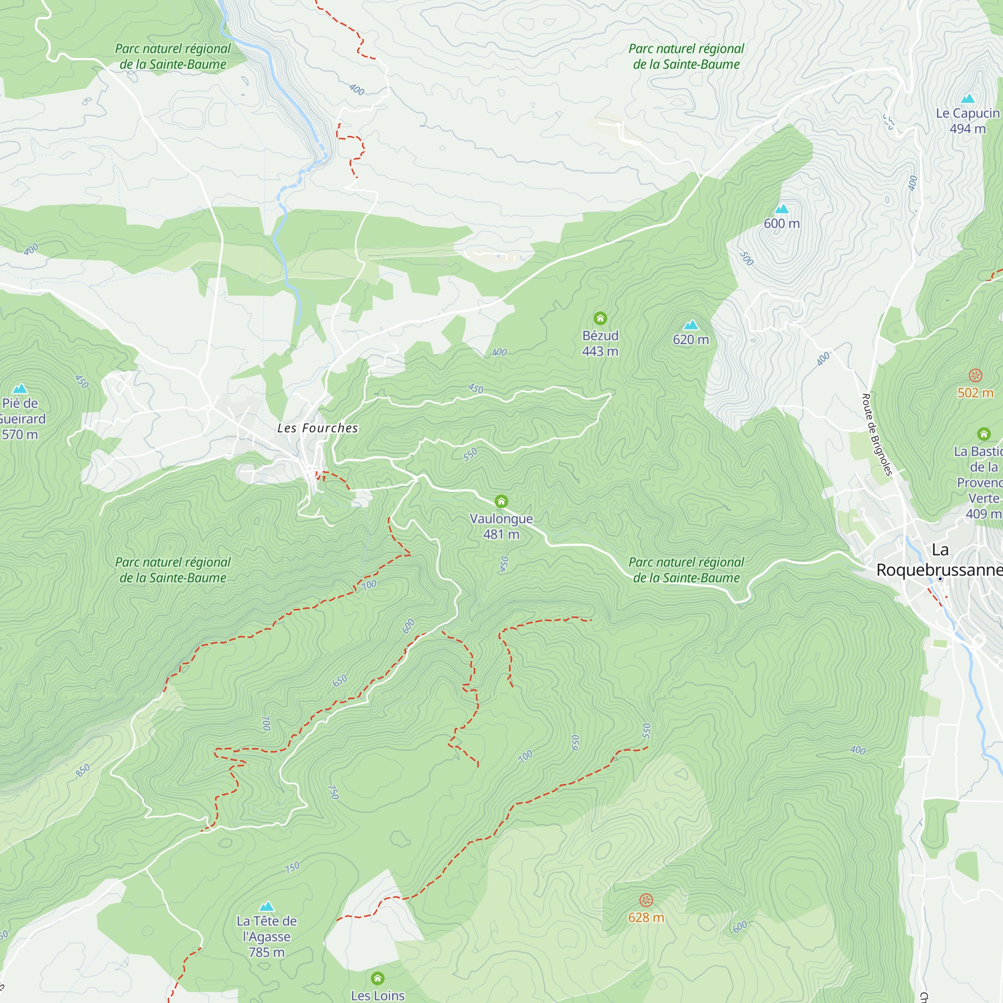 Vaulongue map