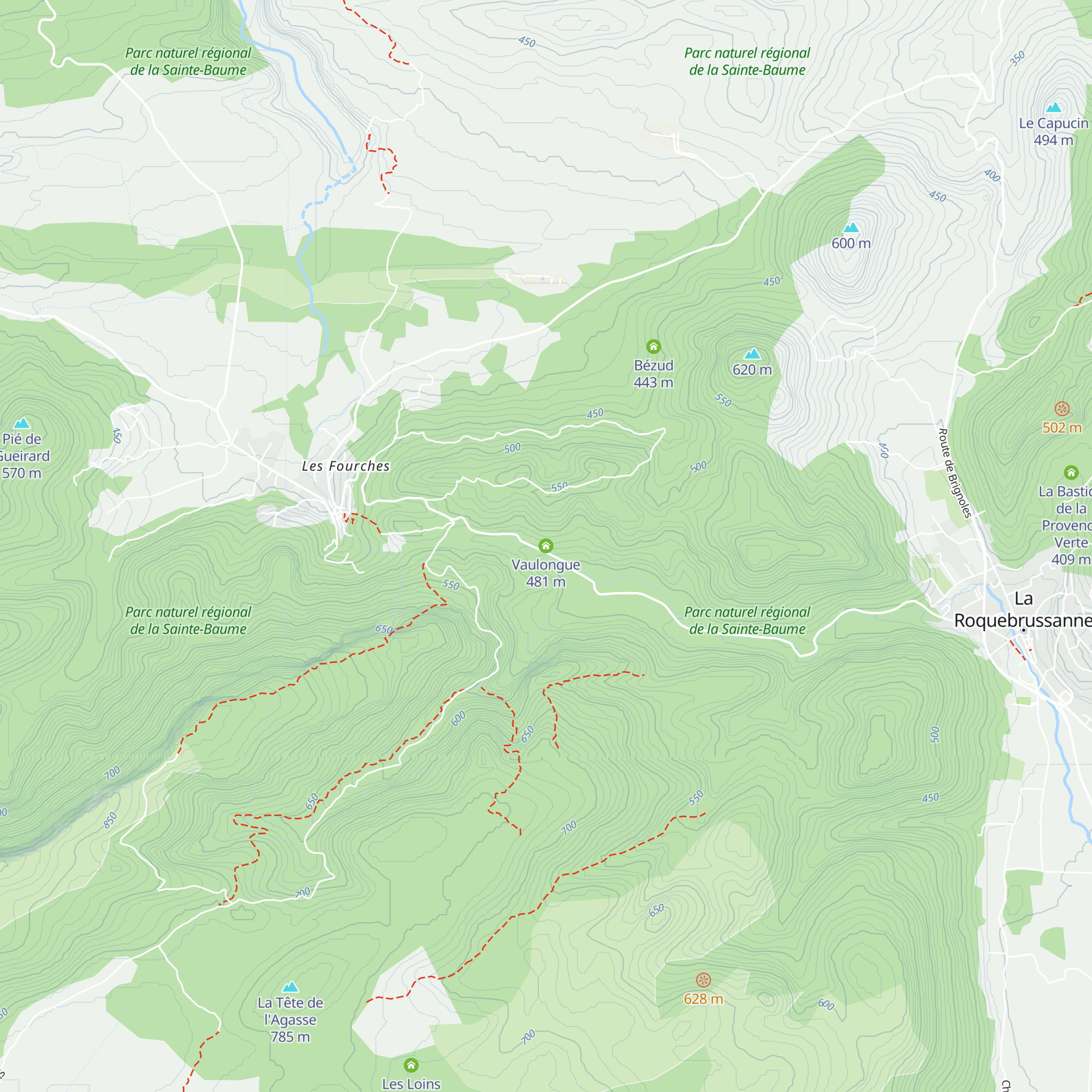 Vaulongue map