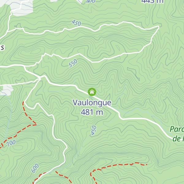 Map of Vaulongue